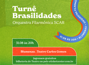 Com repertório brasileiro, Orquestra Filarmônica da SCAR apresenta turnê "Brasilidades" em Blumenau